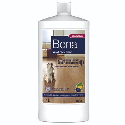 Bona WP511013011 Wood Floor Polish HIGH GLOSS 1L